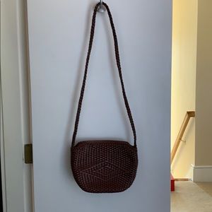 Beautiful woman leather Shoulder bag